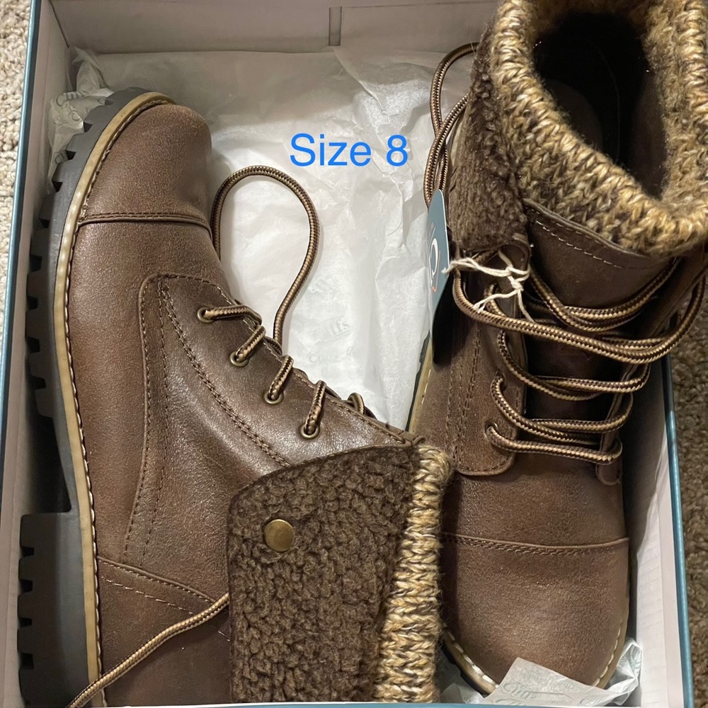 Cliff brown booties